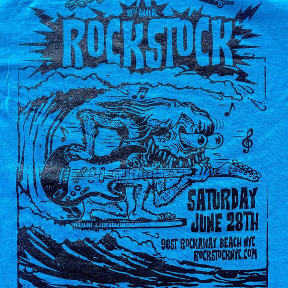 Rockaway Beach New York Surf Contest Summer Festival NYC T Shirt Sizes S L + XL - Picture 5 of 8